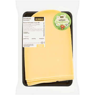 Jumbo Wapenaer Graskaas Gesneden Noord Hollandse Kaas 48+ ca. 230 g
