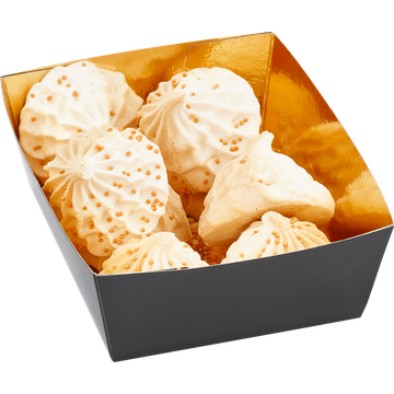 Jumbo Meringue Kerstbomen met Karamelsmaak 60 g