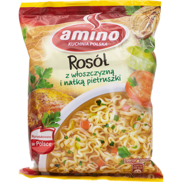 Amino rosot / kippensoep nudels