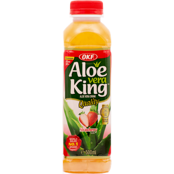 OKF Aloe Vera King Aardbeien Smaak 500ml