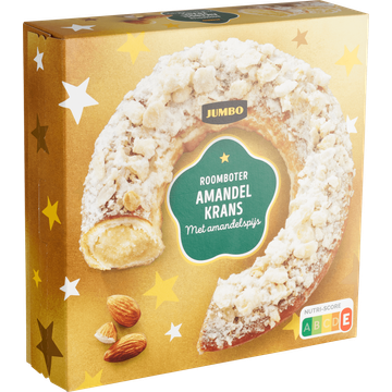 Jumbo Roomboter Amandel Krans met Amandelspijs 500 g