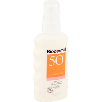 Biodermal Zonnespray  SPF 50+ Gevoelige Huid 175 ML