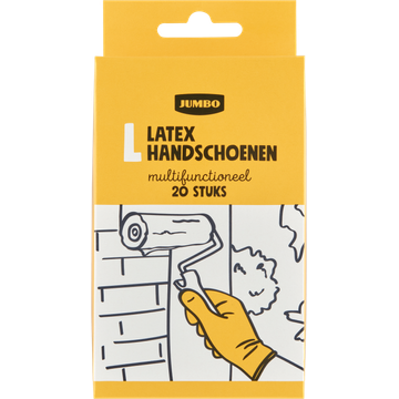 Jumbo Latex Handschoenen L 20 Stuks