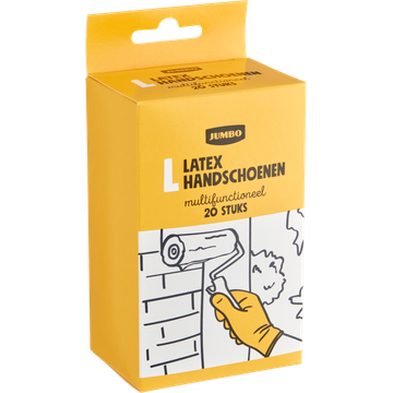 Jumbo Latex Handschoenen L 20 Stuks