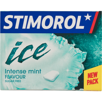 Stimorol Ice Kauwgom Intense Mint Single Suikervrij 16,8 g