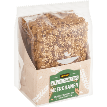 Jumbo Stevige Crackers Meergranen 8 Stuks