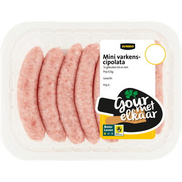 Jumbo Mini Varkens Chipolata 120 g