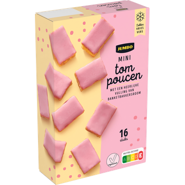 Jumbo Mini Tompoucen 16 Stuks