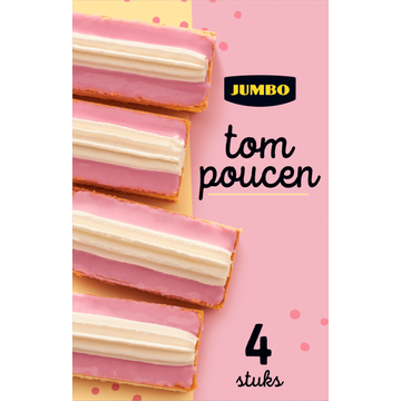 Jumbo Tompoucen 4 Stuks