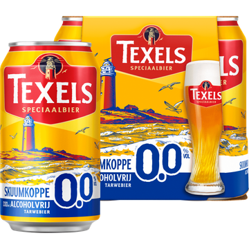 Texels Speciaalbier Skuumkoppe Alcoholvrij Tarwebier Blik 330 ml