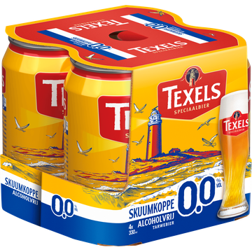 Texels Speciaalbier Skuumkoppe Alcoholvrij Tarwebier Blik 330 ml