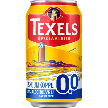 Texels Speciaalbier Skuumkoppe Alcoholvrij Tarwebier Blik 330 ml