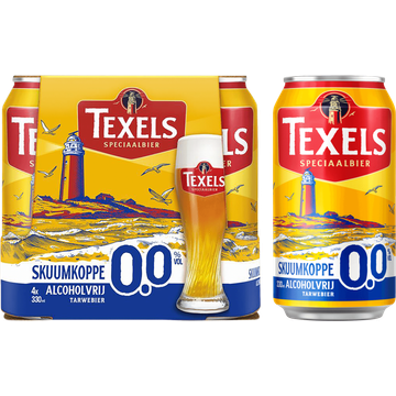 Texels Speciaalbier Skuumkoppe Alcoholvrij Tarwebier Blik 330 ml