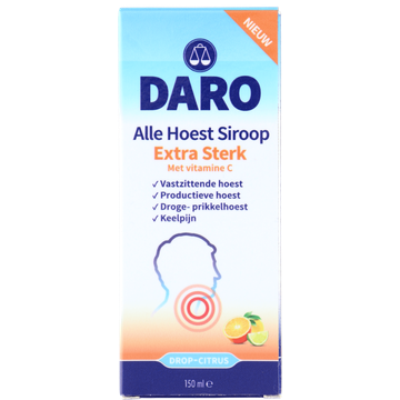 Daro Alle Hoest Extra Sterk siroop, 150 ml