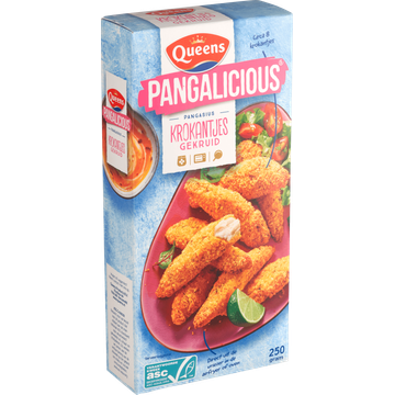 Queens Pangalicious Pangasius Krokantjes Gekruid 250 g