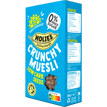 Holie Crunchy Muesli Low Carb Seeds 400g