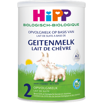 HiPP Biologisch Opvolgmelk op Basis van Geitenmelk 2 vanaf 6 Maanden 400 g