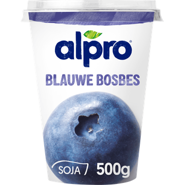 Alpro Plantaardige Variatie Op Yoghurt Bosbes 500g