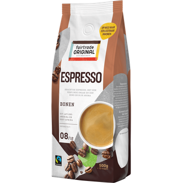 Fairtrade Original Espresso Bonen 500 g