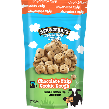 Ben & Jerry's IJs Koekjesdeeg Chocolate Chip Cookie Dough Chunks 170g