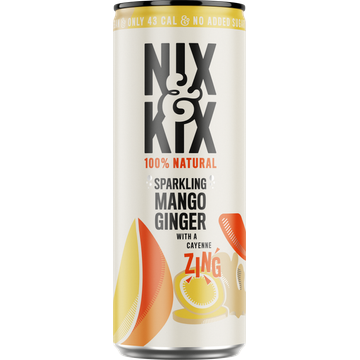 Nix and Kix Sparkling Mango Ginger 250 ml