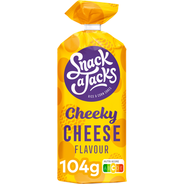 Snack A Jacks Kaas Rijstwafels 104 gr