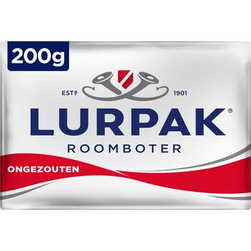 Lurpak ongezouten roomboter 200 g