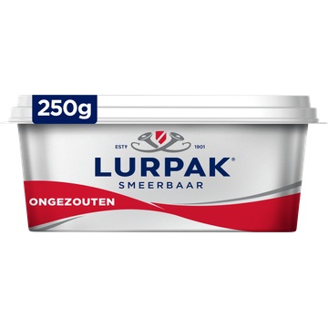 Lurpak Smeerbaar ongezouten roomboter 250 g
