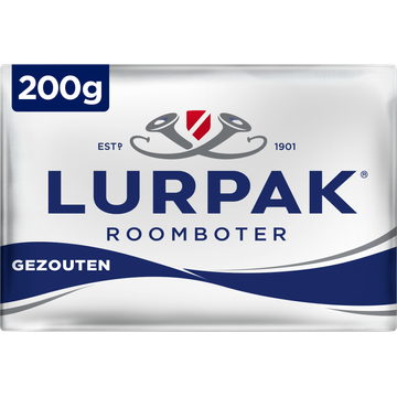 Lurpak gezouten roomboter 200 g