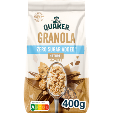 Quaker Zero Sugar Added Granola Naturel 400 gr