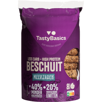 TastyBasics Beschuit Meerzaden 8 st