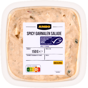 Jumbo Spicy Garnalen Salade 150 g