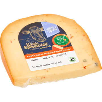 Familie Nijland Kaas Knoflook-Paprika Mix 50+ Stuk ca. 300 g