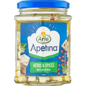 Arla Apetina witte kaasblokjes in olie