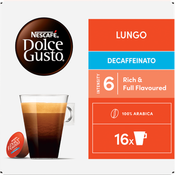 NESCAFÉ Dolce Gusto, Koffiecapsules Lungo, 16 cups, 89.6 gr