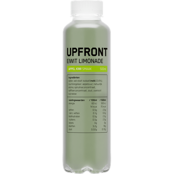 Upfront Eiwit Limonade Appel Kiwi 500ML