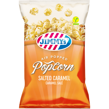 Jimmy's Air Popped Popcorn Salted Caramel 150 g