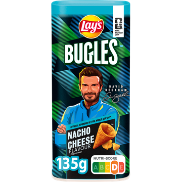 Lay's Bugles Nacho Cheese Chips Snackbox 135 gr