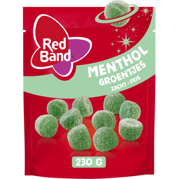 Red Band Menthol Groentjes Zacht Fris 230 g