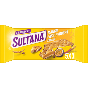 Sultana FruitBiscuits Mango/Passievrucht 218 g