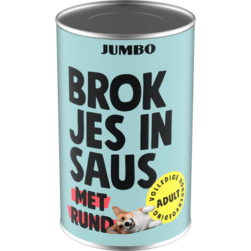 Jumbo Brokjes in Saus met Rund Adult 1,24 kg