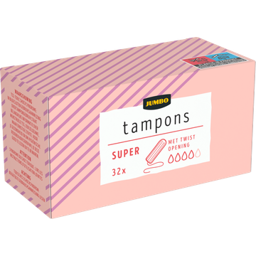 Jumbo Tampons Super 32 Stuks
