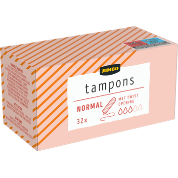 Jumbo Tampons Normal 32 Stuks