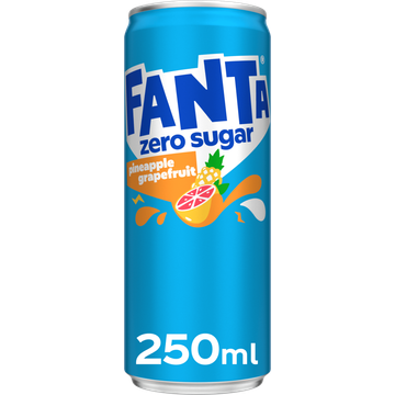 Fanta Zero Sugar Pineapple Grapefruit 250 ml