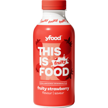 YFood Drinkmaaltijd Fruity Strawberry 500ML