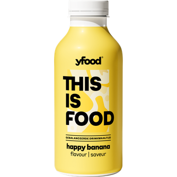 YFood Gebalanceerde Drinkmaaltijd Happy Banana 500 ml