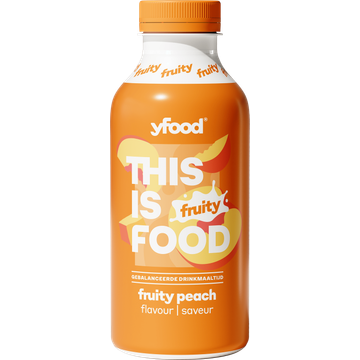 Yfood Drinkmaaltijd Fruity Peach 500ml
