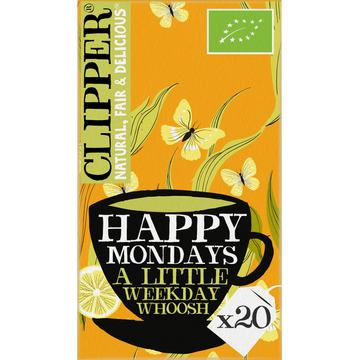 Clipper Organic Happy Mondays 20 stuks 45 g