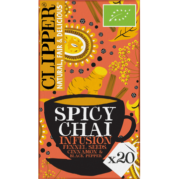 Clipper Spicy Chai Organic Infusion 20 stuks 50g