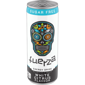 Fuerza Energy Drink White Citrus Flavour 250ML